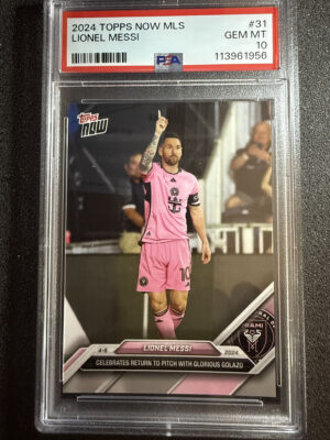 2024 Topps Now MLS 31 Lionel Messi  PSA 10 POP 149