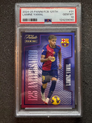 2024-25 Panini Tributo FCB 125th 31 Lamine Yamal  PSA 10 POP 2
