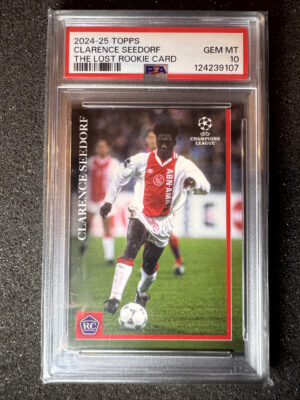 2024-25 Topps The Lost Rookie Cards Clarence Seedorf PSA 10 POP 2