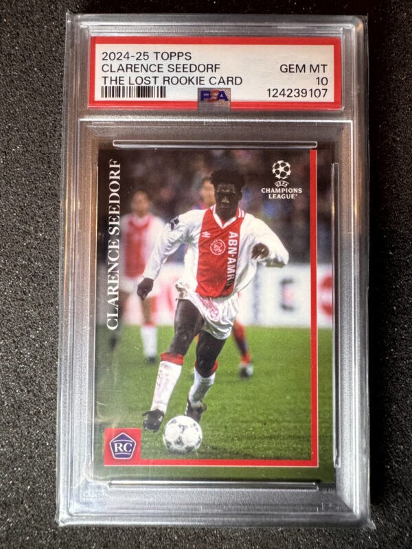 2024-25 Topps The Lost Rookie Cards Clarence Seedorf PSA 10 POP 2