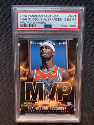 2024 Panini Instant NBA AWMVP Shai Gilgeous-Alexander Award Winners PSA 10 POP 22 1/1964