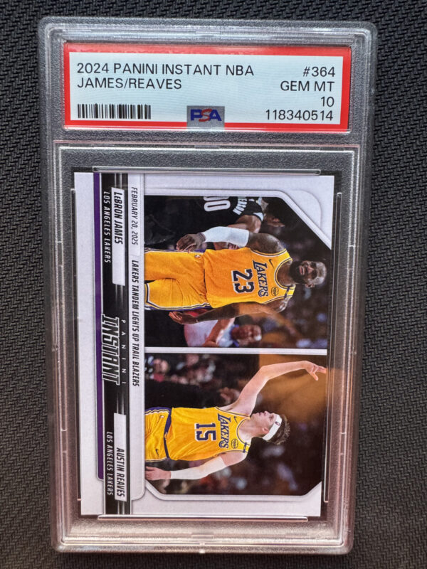 2024 Panini Instant NBA 364 James/Reaves PSA 10 POP 1 1/131