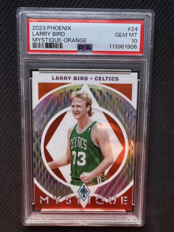 2023 Panini Phoenix 24 Larry Bird Mystique Orange
