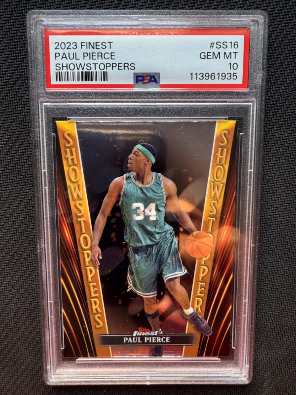 2023 Topps Finest SS16 Paul Pierce Showtoppers PSA 10