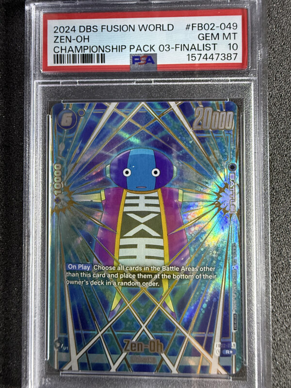 Zen-Oh (FB02-049) Championship Pack 03 Finalist PSA 10 POP 4