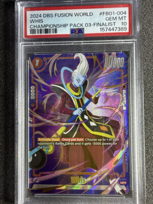 Whis (FB01-004) Championship Pack 03 Finalist PSA 10 POP 2