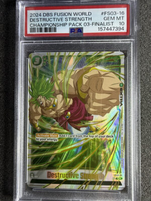 Destructive Strenght (FS03-16) Championship Pack 03 Finalist PSA 10 POP 2