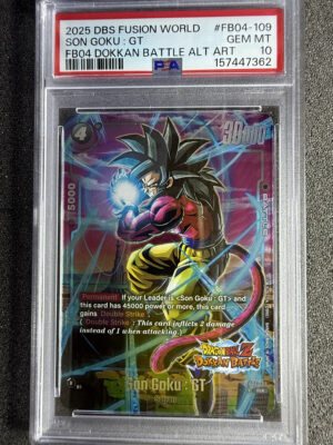 Son Goku : GT (FB04-109) FB04 Dokkan Battle Alternate Art PSA 10