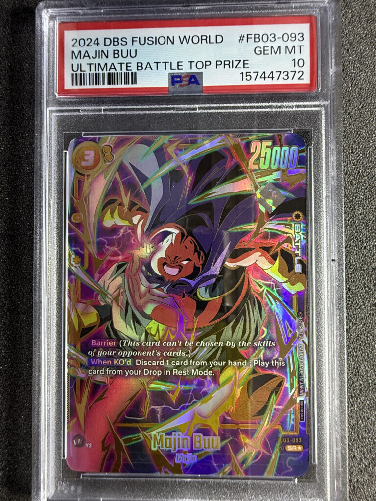 Majin Buu (FB03-093) Ultimate Battle Top Prize PSA 10