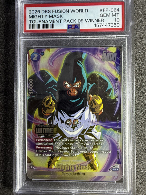 Mighty Mask (FP-064) Tournament Pack 09 Winner PSA 10 POP 6