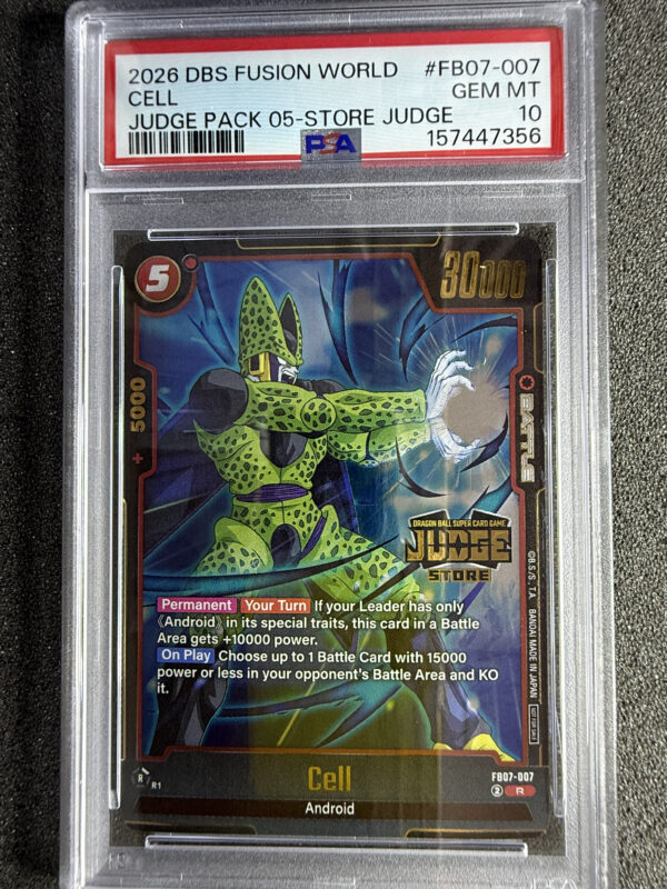 Cell (FB07-007) Judge Pack 05 Store Judge PSA 10 POP 1