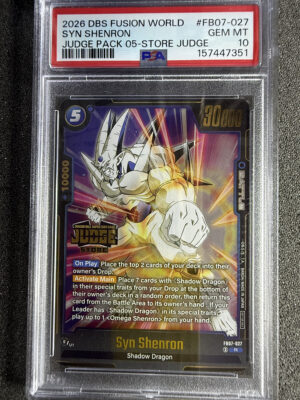 Syn Shenron (FB07-027) Judge Pack 05 Store Judge PSA 10 POP 1