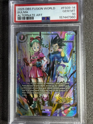 IMG_2830 - Bulma (FS09-14) Alternate Art PSA 10 POP 21 Bulma (FS09-14) Alternate Art PSA 10 POP 21
