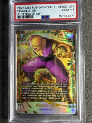 Piccolo: SH (FB07-066) Alternate Art PSA 10 POP 28