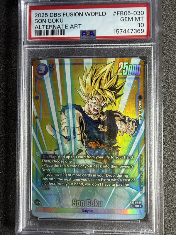 Son Goku (FB05-030) Alternate Art PSA 10 POP 79