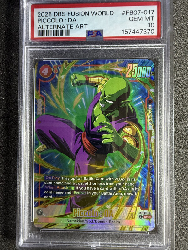 Piccolo: DA (FB07-017) Alternate Art PSA 10 POP 22