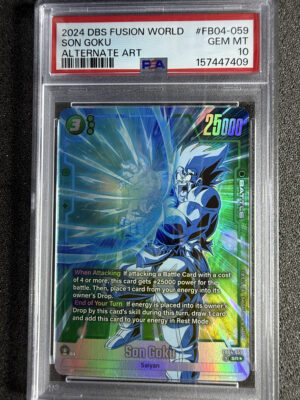 Son Goku (FB04-059) Alternate Art PSA 10 POP 107
