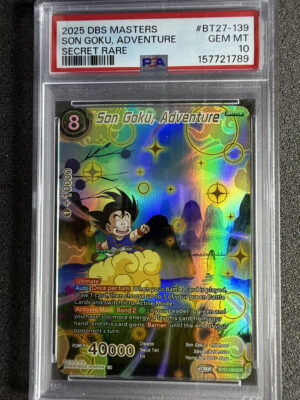 Son Goku, Adventure (BT27-139) Secret Rare PSA 10 POP 132