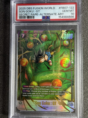 Son Goku: GT (FB07-122) Secret Rare Alternate Art PSA 10