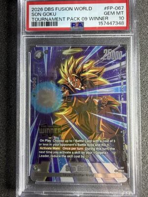 Son Goku (FP-067) Tournament Pack 09 Winner PSA 10 POP 20