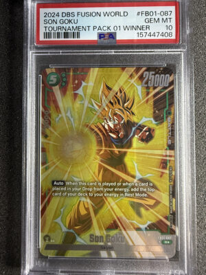 Son Goku (FB01-087) Tournament Pack 01 Winner PSA 10