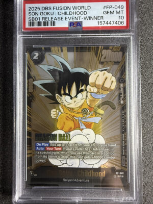 Son Goku: Childhood (FP-049) SB01 Release Event Winner PSA 10 41