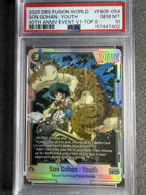 Son Gohan: Youth (FB05-054) 40th Anniversary Event V1 Top 8 PSA 10