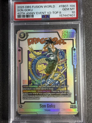 Son Goku (FB07-104) 40th Anniversary Event V2 Top 8 PSA 10