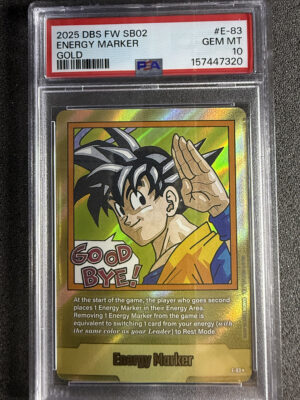 Energy Marker (E-83) Gold PSA 10 POP 40