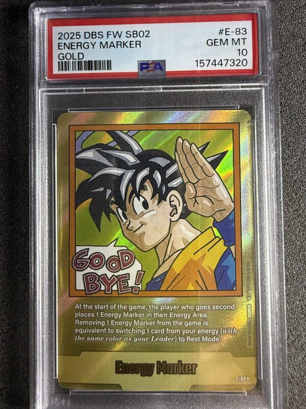 Energy Marker (E-83) Gold PSA 10 POP 40