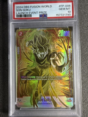 Sequential set Son Goku/Vegeta (FP-006/007) Launch Event Prize PSA 10 Both