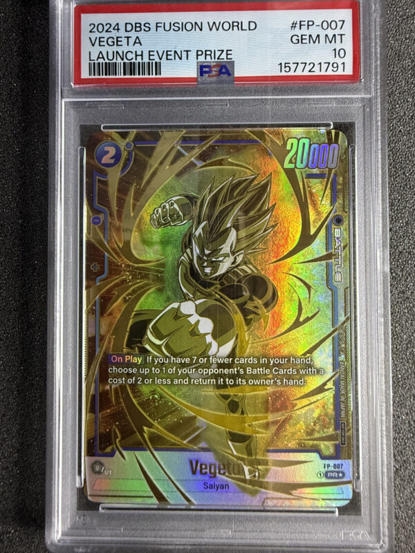 Sequential set Son Goku/Vegeta (FP-006/007) Launch Event Prize PSA 10 Both