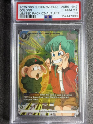 Oolong (SB01-047) Limited Pack 02 Alternate Art PSA 10 POP 3