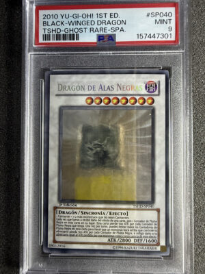 Dragon de Alas Negras SP040 Ghost Rare 1st Edition PSA 9 POP 2 No higher