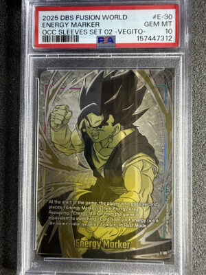 Energy Marker (E-30) Occ Sleeves Set 02 Vegito PSA 10 POP 24