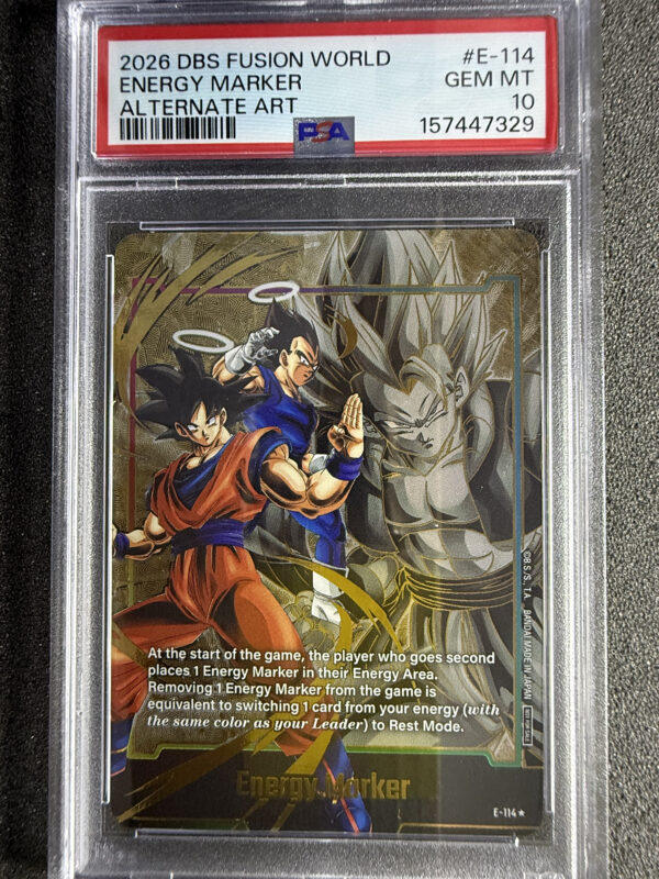 Energy Marker (E-114) Alternate Art PSA 10 POP 4