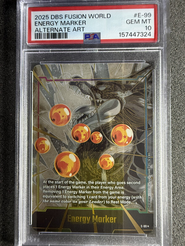 Energy Marker (E-99) Alternate Art PSA 10 POP 4