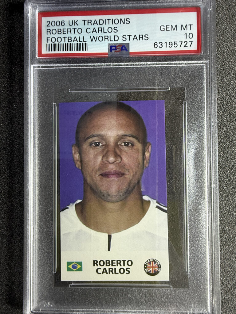 2006 UK Traditions Roberto Carlos Football World Stars PSA 10 POP 58