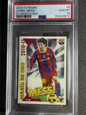 IMG_2926 - 2010-11 Panini 5 Lionel Messi PSA 10 POP 139 2010-11 Panini 5 Lionel Messi PSA 10 POP 139
