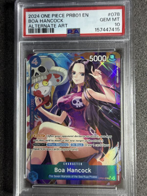 IMG_2933 - Boa Hancock (PRB01-078) Alternate Art PSA 10 Boa Hancock (PRB01-078) Alternate Art PSA 10