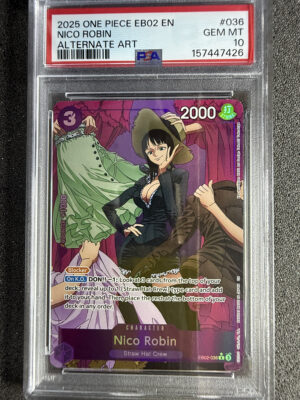 Nico Robin (EB02-036) Alternate Art PSA 10