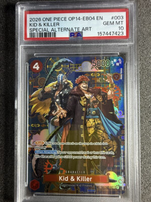IMG_2946 - Kid & Killer (OP14-033) EB01-003 PSA 10 Kid & Killer (OP14-033) EB01-003 PSA 10