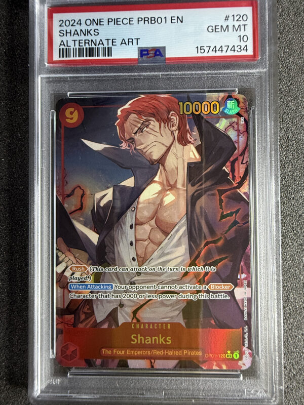 Shanks (PRB01-120) Alternate Art PSA 10