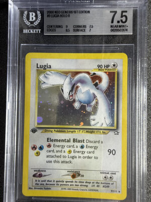 Lugia Holo NG 9 1st Edition BGS 7.5 Subgrades 9/7.5/8.5/7