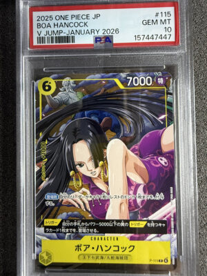 IMG_2988 - Boa Hancock (P-115) V Jump January 2026 PSA 10 Boa Hancock (P-115) V Jump January 2026 PSA 10