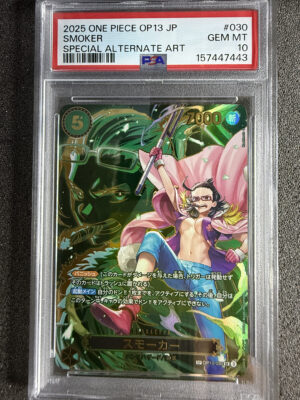 Smoker (OP13-030) OP10-030 Special Alternate Art PSA 10