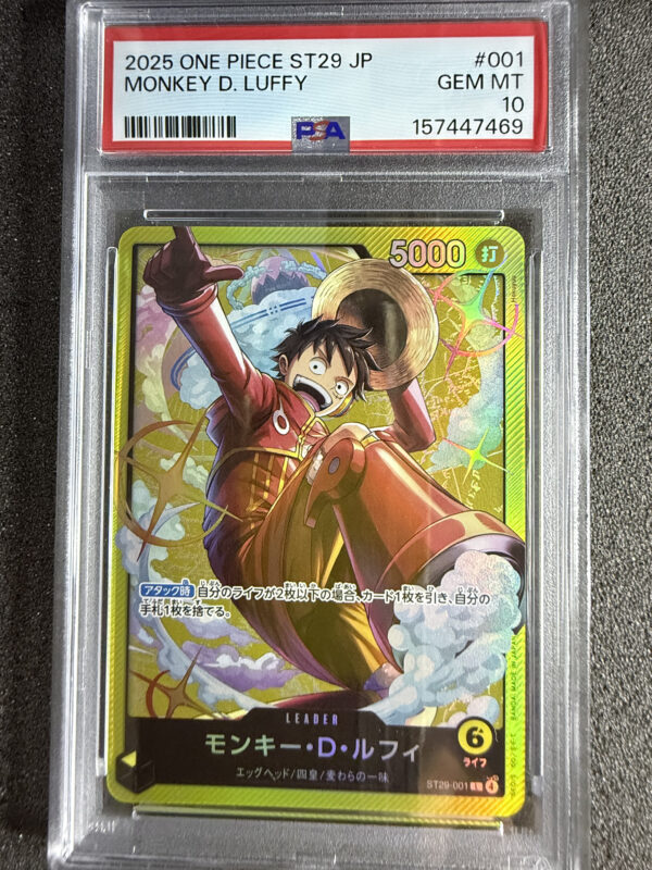 Monkey.D.Luffy (ST29-001) Starter Deck Egghead PSA 10
