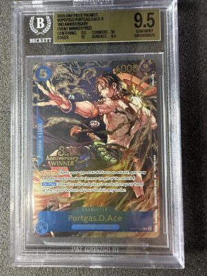 Portgas.D.Ace (OP07-053) 3rd Anniversary Event Winner Prize BGS 9.5