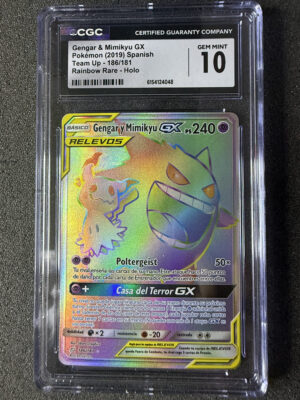 IMG_3157 - Gengar & Mimikyu TEU 186 Secret CGC 10 Gengar & Mimikyu TEU 186 Secret CGC 10
