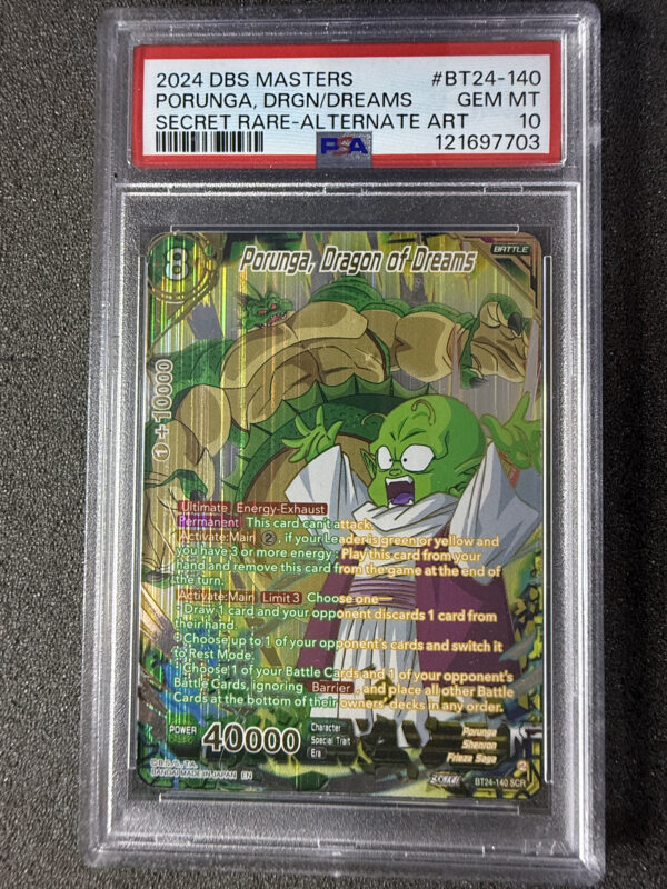Porunga, Dragon of Dreams (BT24-140) Secret Rare Alternate Art PSA 10